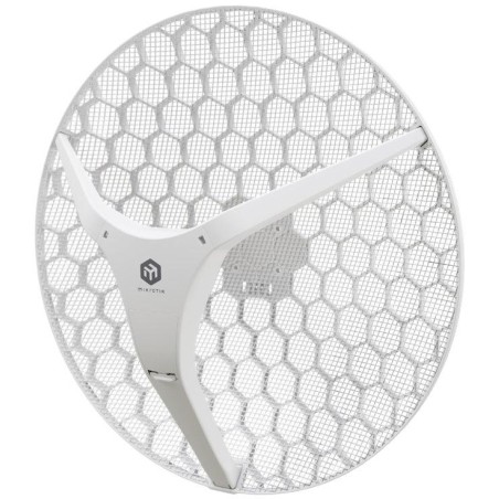 MikroTik LHG 5 XL ax, outdoor klient, anténa 27 dBi, 7°, GbE, 802.11a/n/ac/ax, L3 (5GHz)