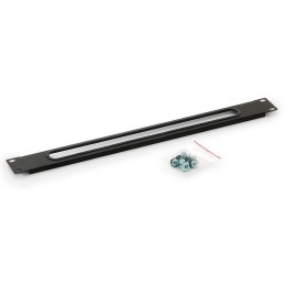 Triton Průchozí panel 1U BK, černý