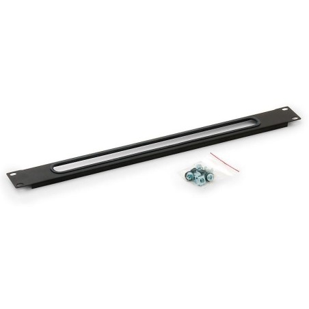 Triton Průchozí panel 1U BK, černý