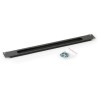 Triton 1U pass-through panel with brush BK