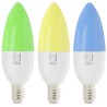 IMMAX NEO SMART set of 3 LED bulbs E14 6W RGB+CCT color and white, dimmable, Wi-Fi, TUYA