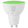 IMMAX NEO SMART žiarovka LED GU10 6W RGB+CCT farebná a biela, stmievateľná, Wi-Fi, TUYA