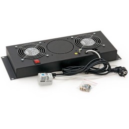 Triton 19" Vent. jednotka 220V/30W 4U 2xFAN+Term vertikální