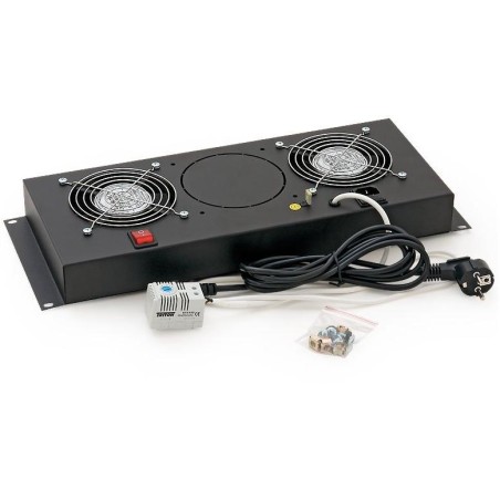 Triton 19" Vent. jednotka 220V/30W 4U 2xFAN+Term vertikální