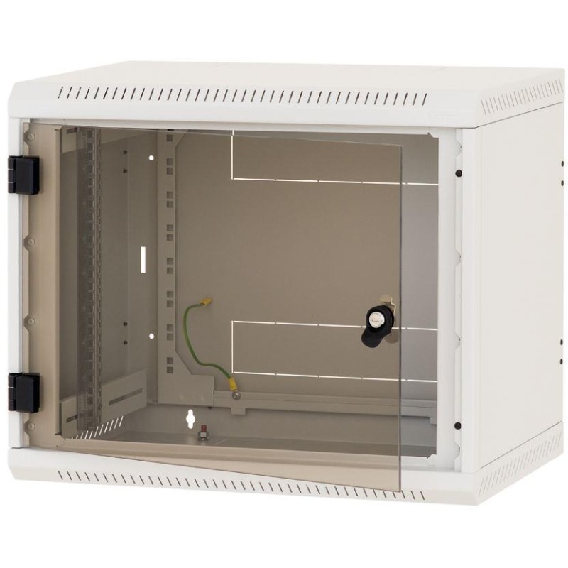 Triton 19" rozvaděč jednodílný 18U/400mm, celoskleněné dveře