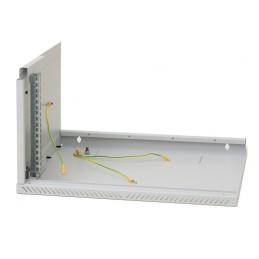 Triton 19" rozvaděč jednodílný 6U/400mm, DeltaX plech dveře