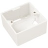 Solarix Box na omietku pre zásuvku SX9 biely 80 x 80 x 41mm