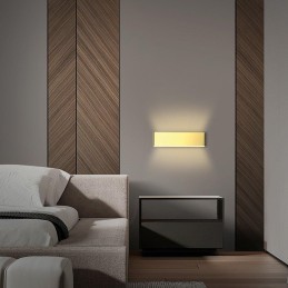 IMMAX NEO LISTON SMART nástěnné svítidlo 29cm 8W zlaté Zigbee 3.0, TUYA