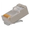 Solarix Modular connector 8p8c CAT6 folded, shielded, for wire
