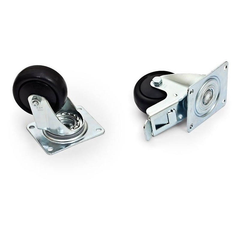 Trtion Sada koleček 2ks s brzdou a 2ks bez brzdy,max.nosnost sady,800kg-hmotnost rozv.