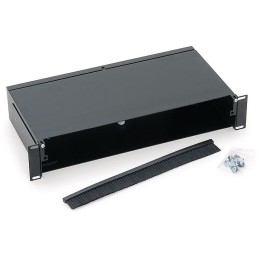 Triton 19" optická vyvazovací vana 2U bez čelního panelu