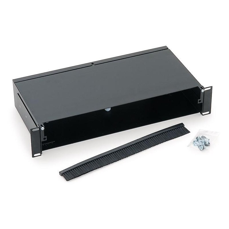 Triton 19" optická vyvazovací vana 2U bez čelního panelu