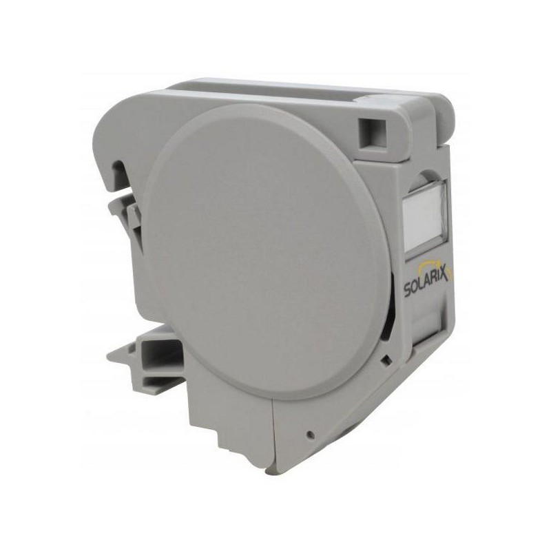 Solarix Držák na DIN lištu pro jeden keystone šedý SXKJ-DIN-GY