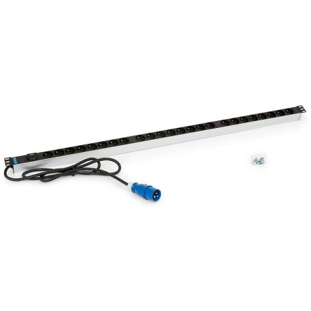 Triton 24xCZ zásuvka,3x2.5mm 2m kabel,16A IEC60309, RAL9005