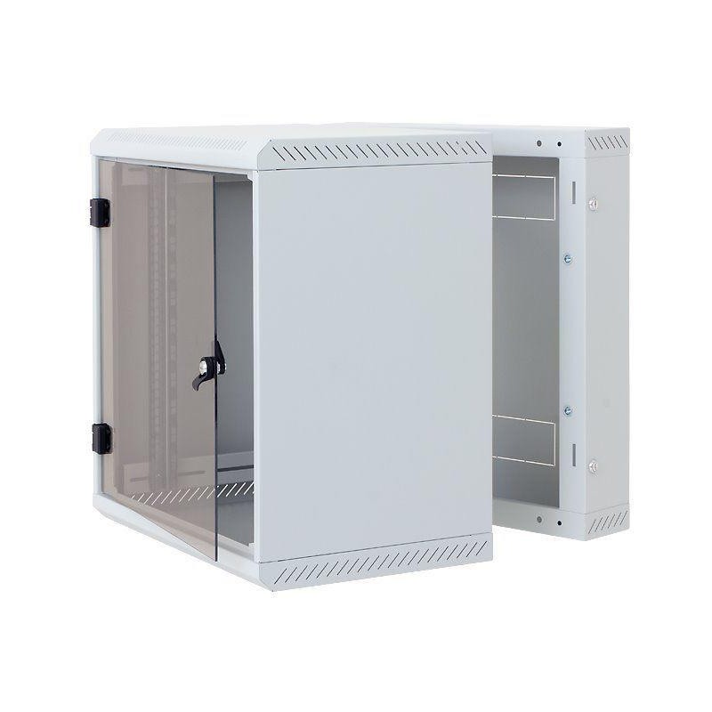 Triton 19" rozvaděč dvoudílný 9U/615mm celoskleněné dveře