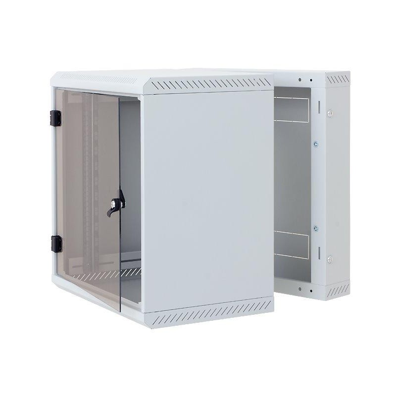 Triton 19" rozvaděč dvoudílný 18U/615mm celoskleněné dveře