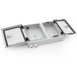 Triton nástěnný optický rozvaděč 24xST,24xSC single,16xSC duplex, šedý