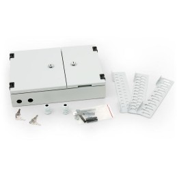 Triton nástěnný optický rozvaděč 24xST,24xSC single,16xSC duplex, šedý