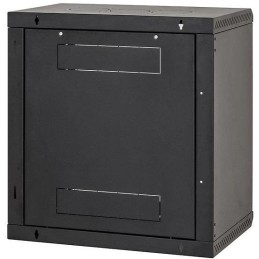 Triton 19" rozvaděč jednodílný 12U/400mm odním. boční kryty, černý