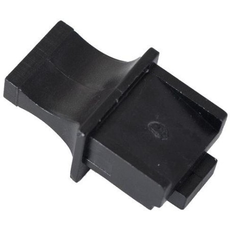Solarix Záslepka pro female konektor RJ45 černá plastová  RJ45-0-BK