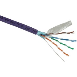 Solarix Kabel FTP LS0H drát c5e, 500m/reel, SXKD-5E-FTP-LS0H