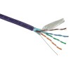 Solarix Kabel FTP LS0H drát c5e, 500m/reel, SXKD-5E-FTP-LS0H