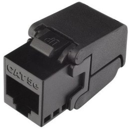 Solarix keystone c5e UTP RJ45 černý samořezný  SXKJ-5E-UTP-BK-SA