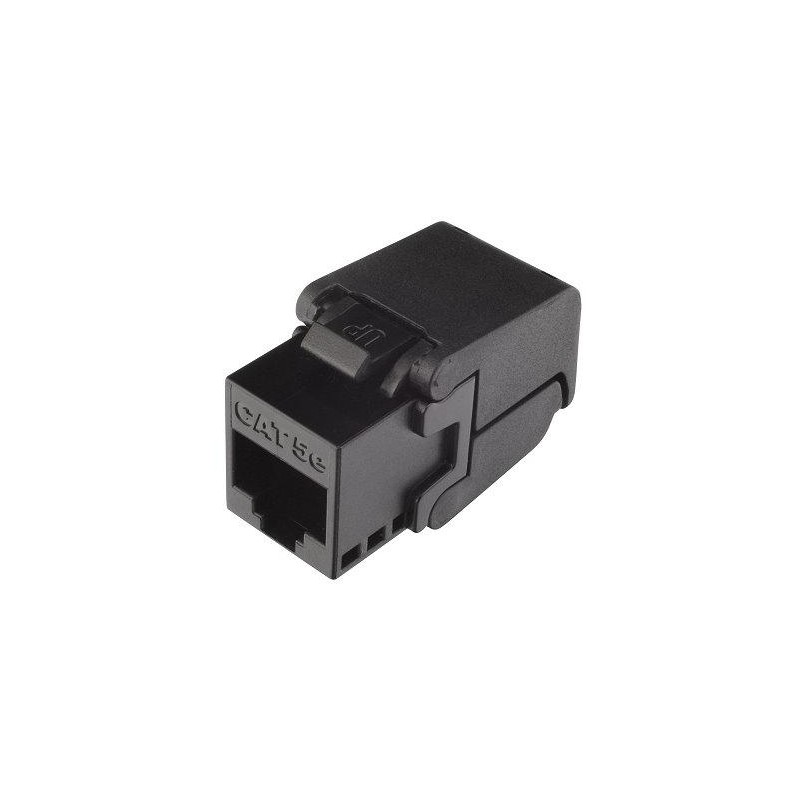 Solarix keystone c5e UTP RJ45 černý samořezný  SXKJ-5E-UTP-BK-SA