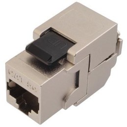 Solarix keystone c5e STP RJ45 černý samořezný  SXKJ-5E-STP-BK-SA