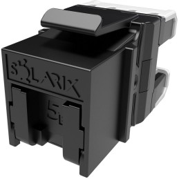 Solarix keystone c5e UTP RJ45 černý pro kleště SXKJ-NA-BU SXKJ-5E-UTP-BK-NA