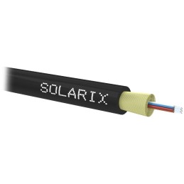 Solarix DROP1000 optický kabel 8 vl. 9/125 SM LSZH universal, 500m, černý