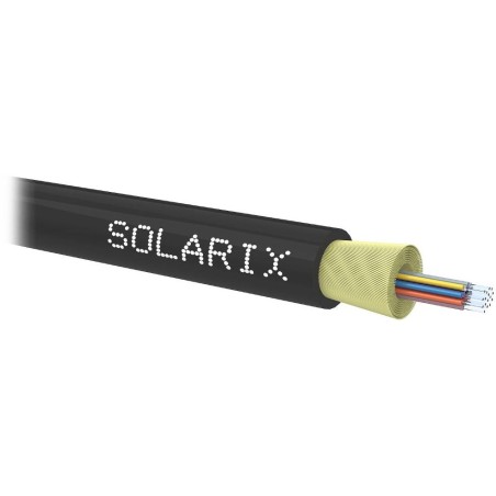 Solarix DROP1000 optický kabel 16 vl. 9/125 SM LSZH universal, 500m, černý