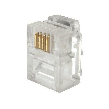 Solarix Konektor RJ11 CAT3 UTP 6p4c,