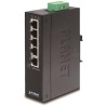 Planet ISW-501T Industrie-Switch 5x 10/100M, -40~+75°C, TB-Stromversorgung 12-48VDC, DIN, Metallgehäuse