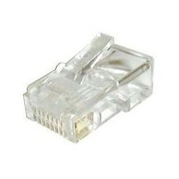 Solarix konektor RJ45 CAT5E UTP 8p8c nestíněný neskládaný na drát KRJ45/5SLD, 100ks v balení, cena za KS