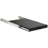 Półka wysuwana Triton 1U/650mm/w pełni wysuwana, nośność 45kg, czarna