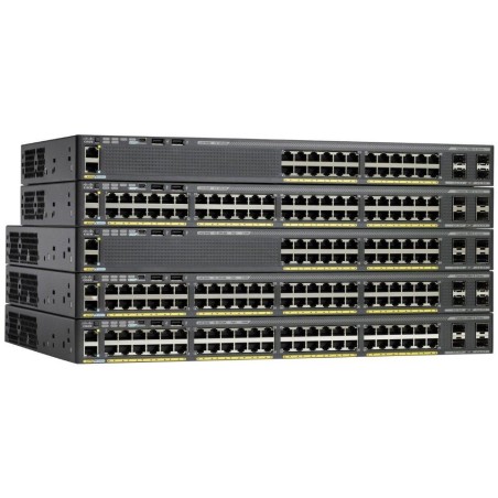 Cisco Catalyst C2960X-24TS-L switch, 24x 10/100/1000 + 4x SFP, L3