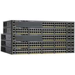 Cisco Catalyst C2960X-48FPS-L switch, 48x 10/100/1000 + 4x SFP, PoE 740W, L3