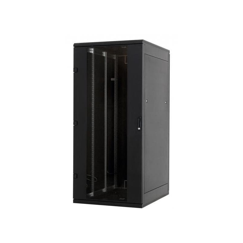 Triton 19" rozvaděč stojanový 45U/600x800, skleněné dveře, černý