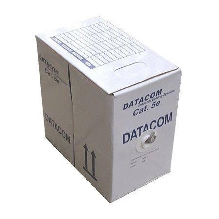 DATACOM Kabel UTP drát c6 LS0H 305m, šedý, box