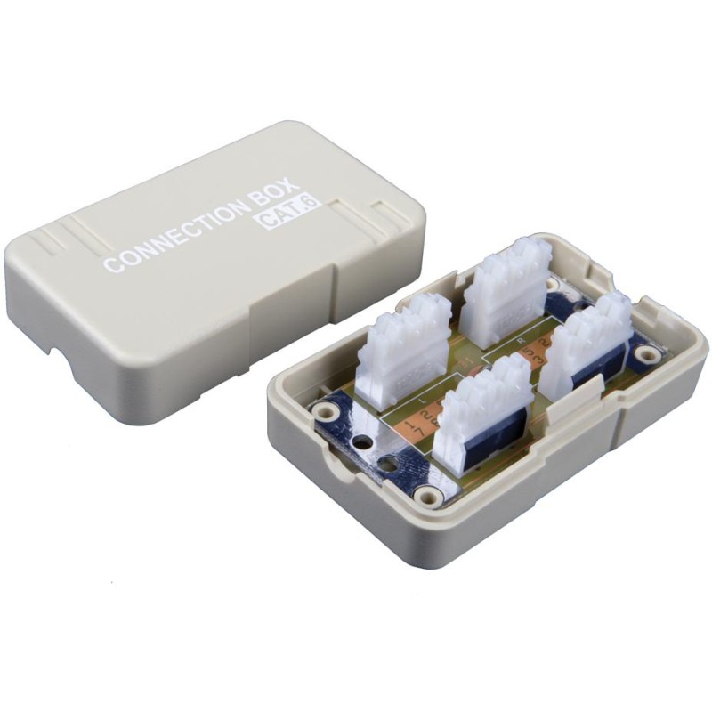 Solarix Spojovací box CAT6 UTP 8p8c LSA+/Krone, KRJ45-VEB6