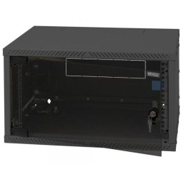 Triton 19" rozvaděč jednodílný 4U/400mm, rozebraný DeltaX plechové dveře, černý