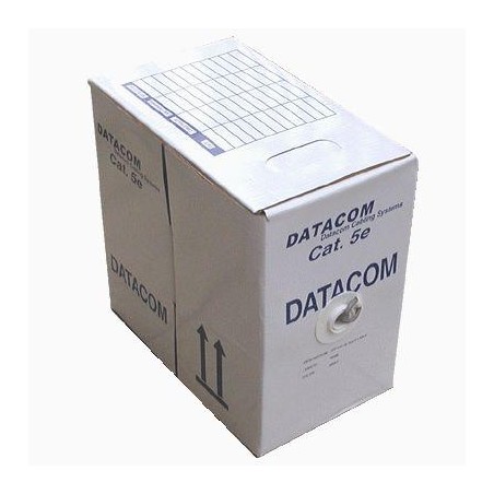 DATACOM kabel drát C5E UTP PE venkovní 305m box černý