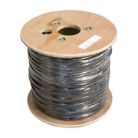 DATACOM kabel drát C6 FTP PE + PVC venkovní 305m cívka černý