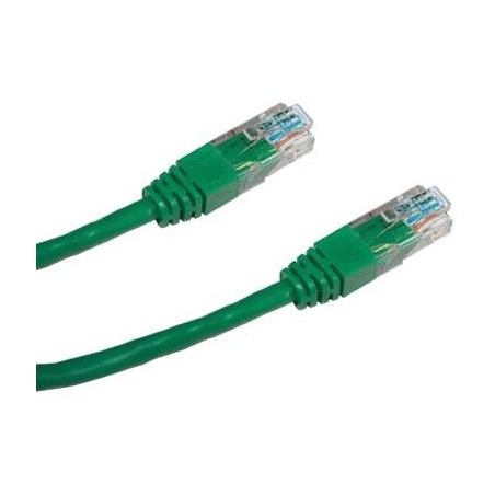 DATACOM Patch kabel UTP CAT5E 0,25m zelený