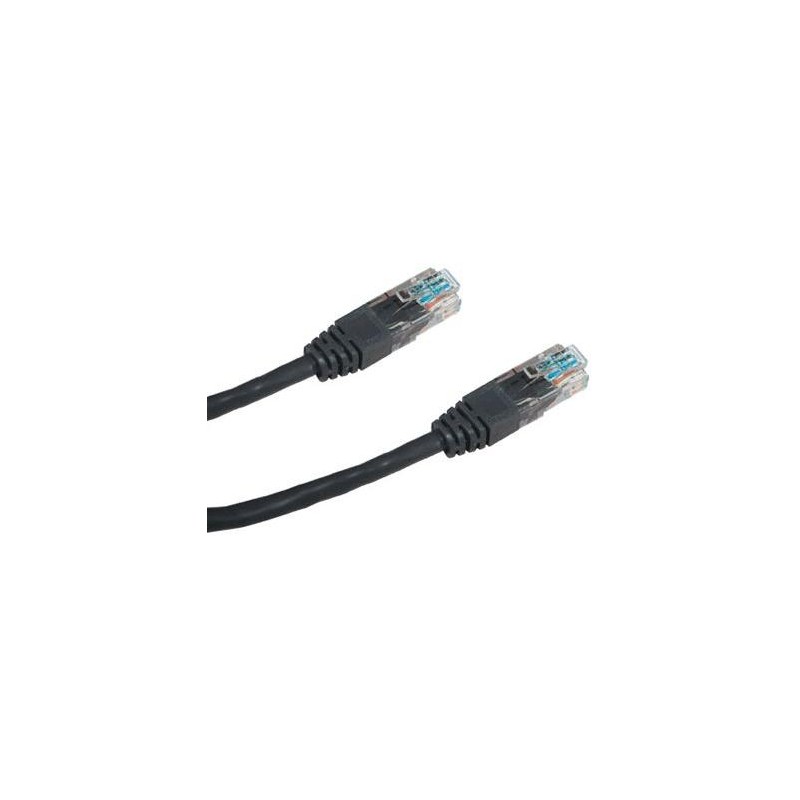 DATACOM Patch kabel UTP CAT5E 2m černý