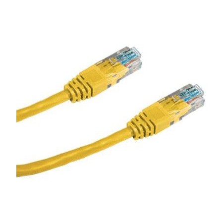 DATACOM Patch kabel UTP CAT5E 3m žlutý