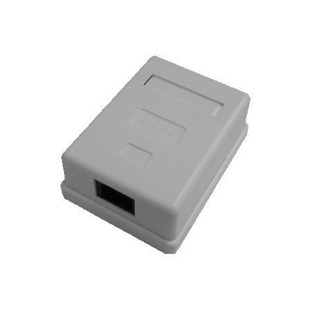 DATACOM Datová zásuvka UTP CAT5E 1xRJ45 na omítku bílá