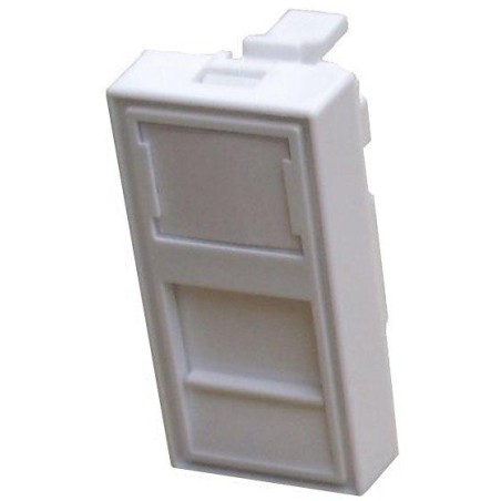 DATACOM Modul (45 x 22,5mm) do parapetní lišty s clonkou bílý