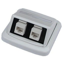 ABB Tango Datová zásuvka UTP CAT5E 2xRJ45 WHkey bílá